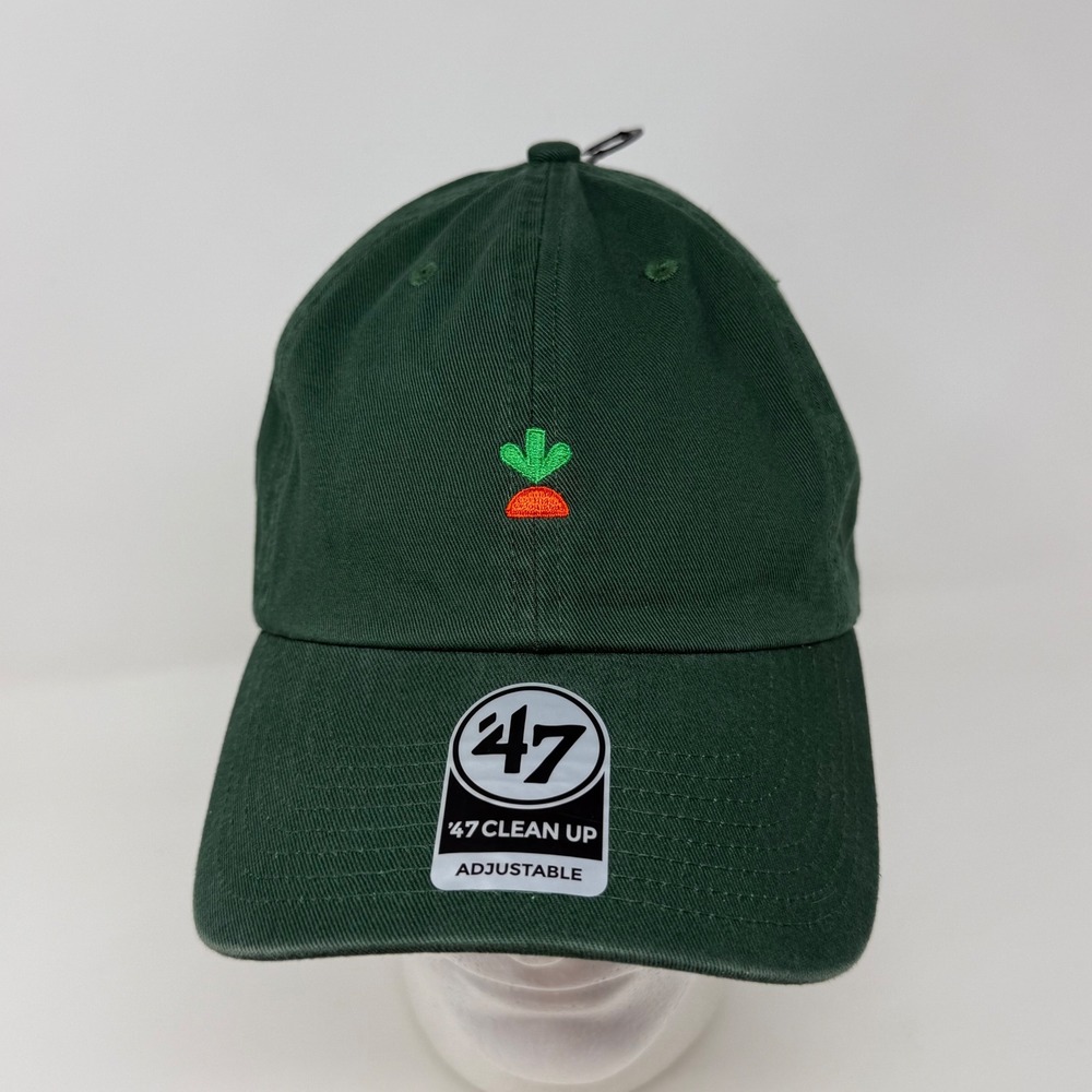 47 Brand Instacart Hat Forest Green Adjustable Carrot Embroidered Dad Cap OSFA